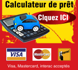 Calculateur de prêt autos usagés montreal